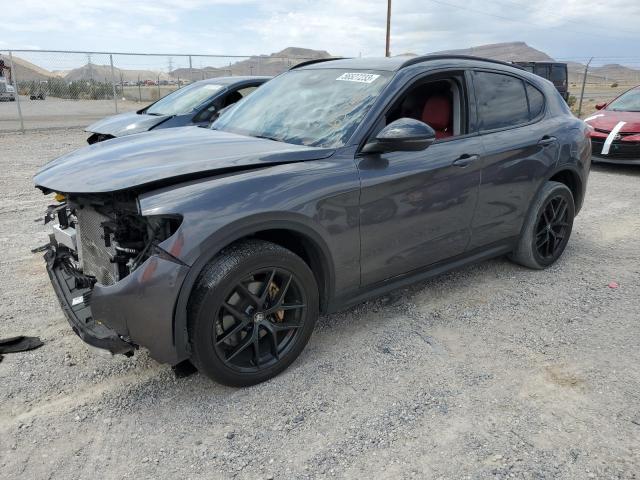 ZASPAJAN1M7D00744 - 2021 ALFA ROMEO STELVIO SPORT فحمي صورة 1