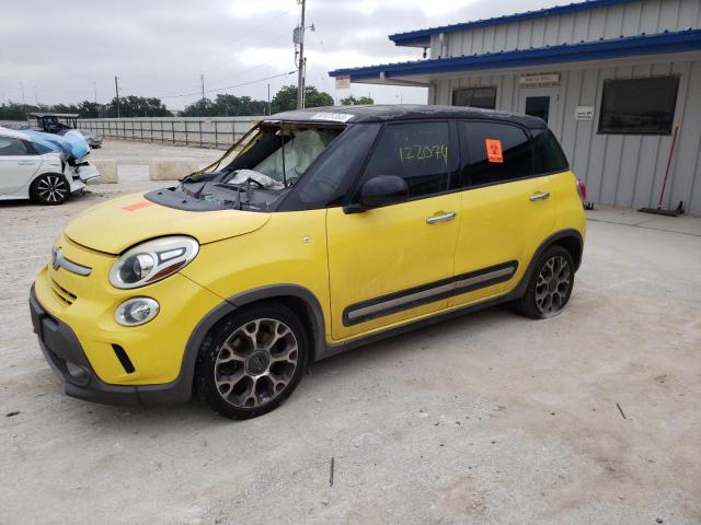 ZFBCFADH2EZ021505 - 2014 FIAT 500L TREKKING YELLOW photo 1