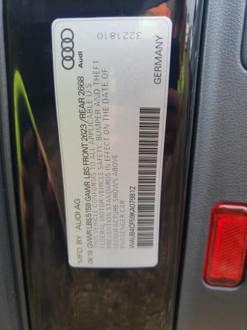 WAUB4CF59KA079812 - 2019 AUDI S5 PREMIUM PLUS შავი ფოტო 12