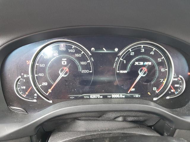 5YMTS0C0XL9B17548 - 2020 BMW X3 M COMPETITION GRAY photo 9