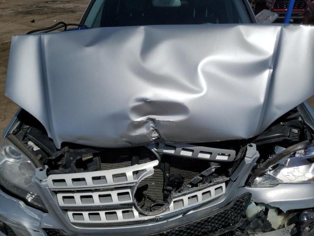 4JGBB8GB5BA755100 - 2011 MERCEDES-BENZ ML 350 4MATIC SILVER photo 12