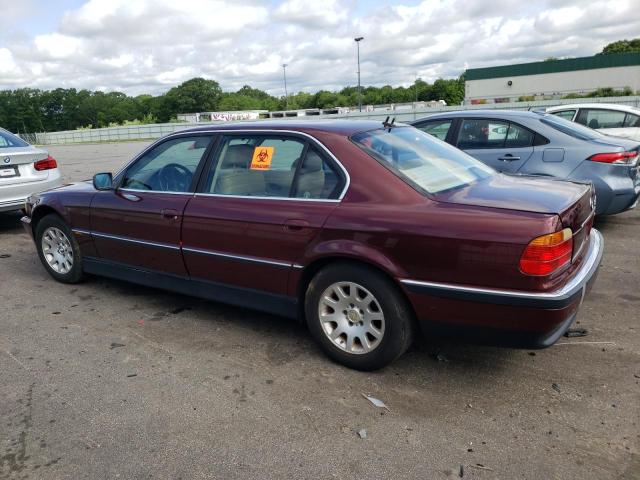 WBAGH8343YDP06479 - 2000 BMW 740IL IL BURGUNDY photo 2