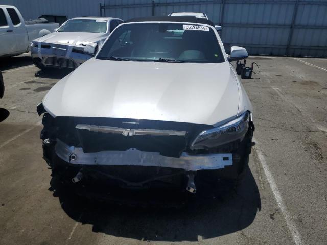 WBA2K9C33H7A26494 - 2017 BMW 230I WHITE photo 5