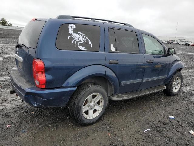 1D4HB48N54F231129 - 2004 DODGE DURANGO SLT BLUE photo 3