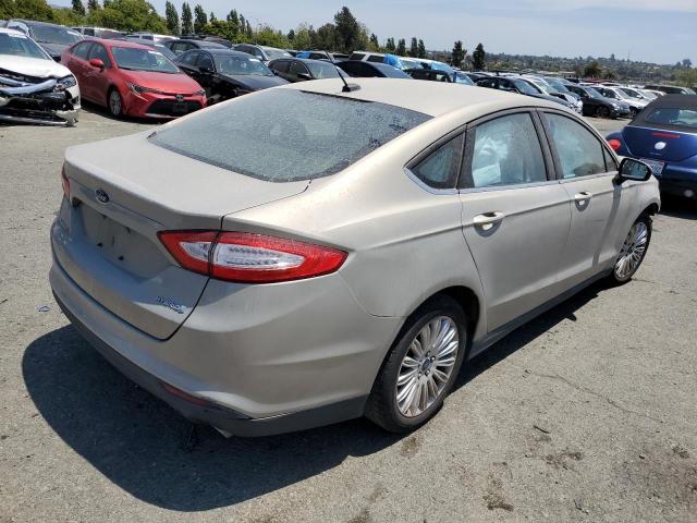 3FA6P0UU5FR305852 - 2015 FORD FUSION S HYBRID BEIGE photo 3