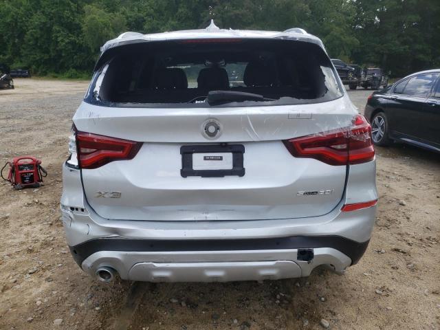 5UXTR7C5XKLR49719 - 2019 BMW X3 SDRIVE30I SILVER photo 6