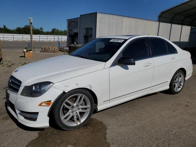 WDDGF4HB6ER316716 - 2014 MERCEDES-BENZ C 250 WHITE photo 1