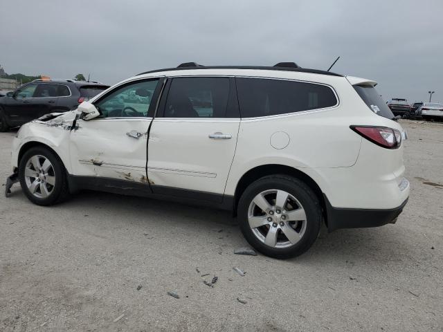 1GNKRJKD8EJ262815 - 2014 CHEVROLET TRAVERSE LTZ WHITE photo 2