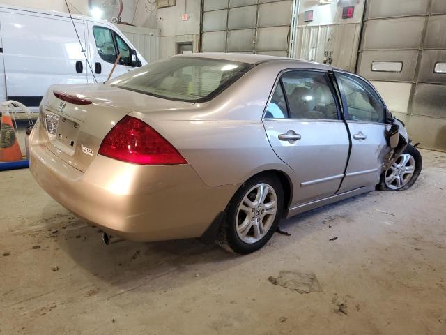 1HGCM56736A135089 - 2006 HONDA ACCORD EX BEIGE photo 3