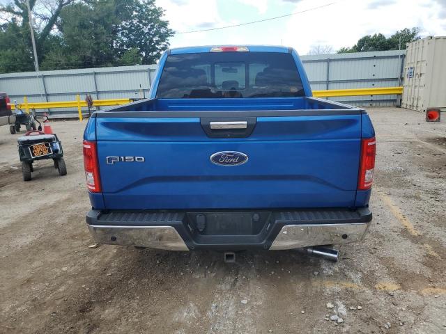 1FTEW1CP2GKD63577 - 2016 FORD F150 SUPERCREW BLUE photo 6