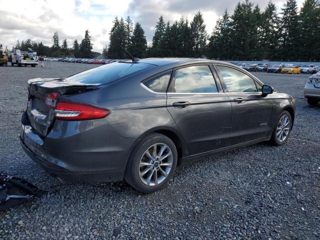 3FA6P0UU7HR313888 - 2017 FORD FUSION S HYBRID CHARCOAL photo 3