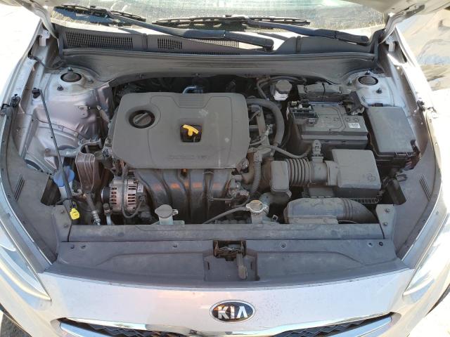 3KPF34AD6KE023092 - 2019 KIA FORTE GT LINE SILVER photo 11