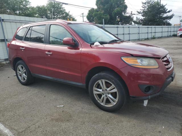 5XYZKDAG5BG072636 - 2011 HYUNDAI SANTA FE LIMITED BURGUNDY photo 4