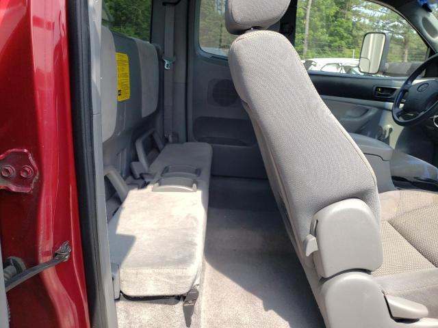 5TEUX42N27Z395595 - 2007 TOYOTA TACOMA ACCESS CAB წითელი ფოტო 10