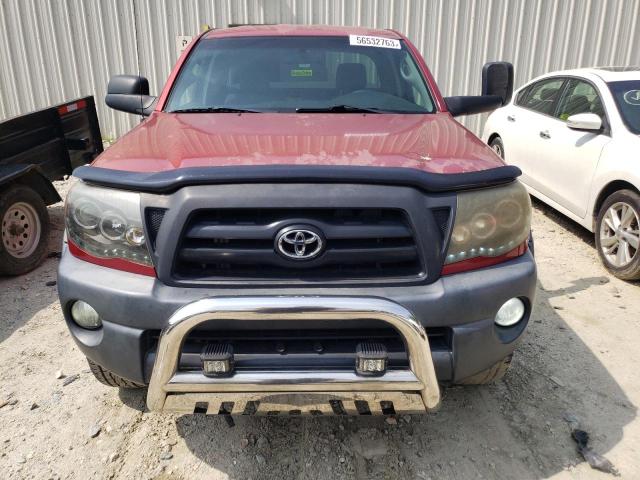 5TEUX42N27Z395595 - 2007 TOYOTA TACOMA ACCESS CAB წითელი ფოტო 5