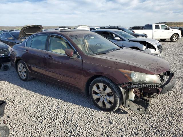 1HGCP26828A105583 - 2008 HONDA ACCORD EXL BURGUNDY photo 4