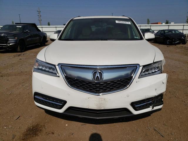 5FRYD4H80EB001942 - 2014 ACURA MDX ADVANCE WHITE photo 5