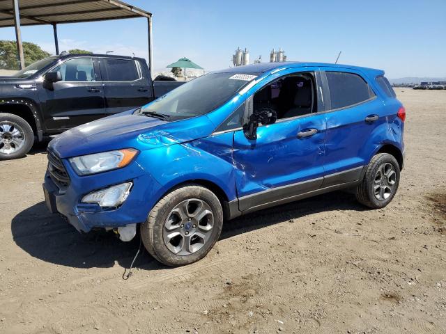 MAJ3P1RE0JC183533 - 2018 FORD ECOSPORT S BLUE photo 1