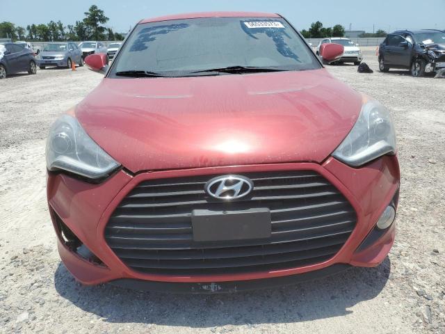 KMHTC6AE1FU240172 - 2015 HYUNDAI VELOSTER TURBO RED photo 5