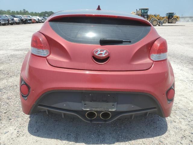 KMHTC6AE1FU240172 - 2015 HYUNDAI VELOSTER TURBO RED photo 6