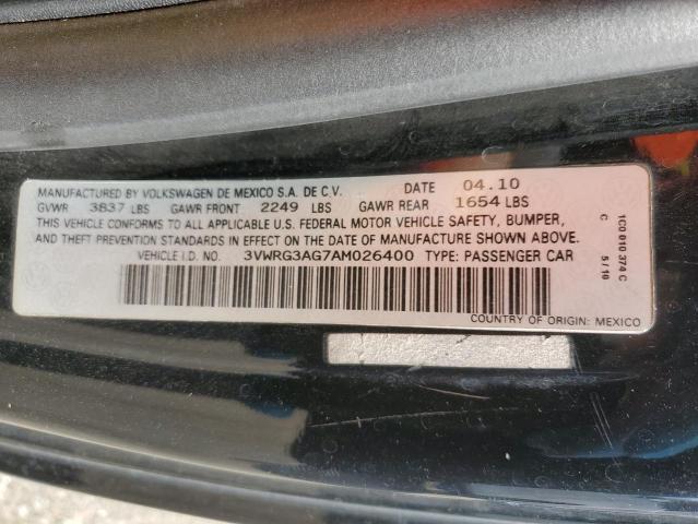 3VWRG3AG7AM026400 - 2010 VOLKSWAGEN NEW BEETLE Schwarz Foto 12