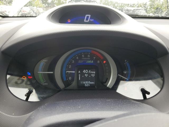 JHMZE2H7XAS026759 - 2010 HONDA INSIGHT EX WHITE photo 9