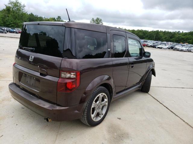 5J6YH18928L010554 - 2008 HONDA ELEMENT SC MAROON photo 3