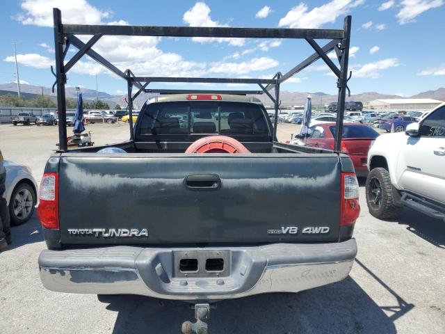 5TBBT44196S485490 - 2006 TOYOTA TUNDRA ACCESS CAB SR5 GREEN photo 6