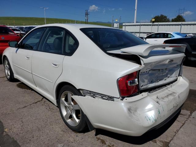 4S3BL626657216731 - 2005 SUBARU LEGACY 2.5I LIMITED WHITE photo 2