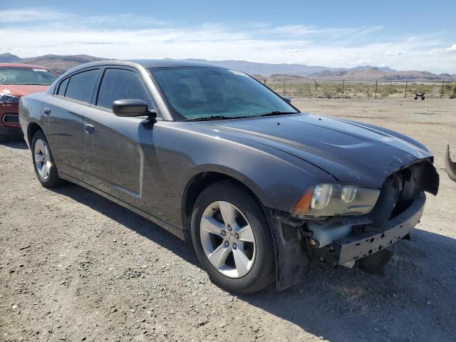 2C3CDXBG0EH374989 - 2014 DODGE CHARGER SE GRAY photo 4