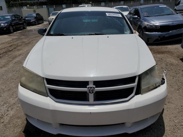 1B3CC4FD3AN216274 - 2010 DODGE AVENGER SXT WHITE photo 5