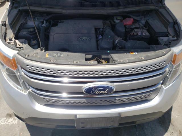 1FM5K7B89FGB10486 - 2015 FORD EXPLORER SILVER photo 12