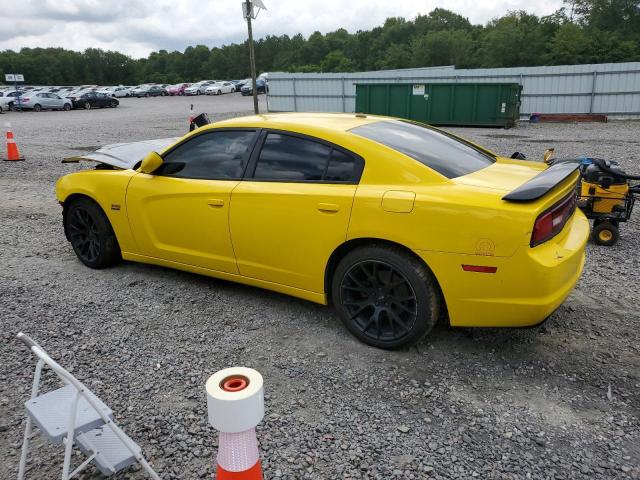 2C3CDXCT1CH301526 - 2012 DODGE CHARGER R/T YELLOW photo 2