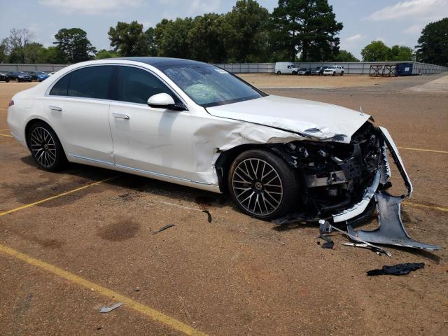 W1K6G6DB9NA074609 - 2022 MERCEDES-BENZ S 500 4MATIC WHITE photo 4