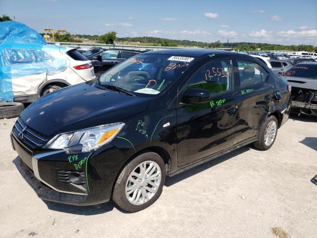 ML32FUFJ4NHF05665 - 2022 MITSUBISHI MIRAGE G4 ES შავი ფოტო 2