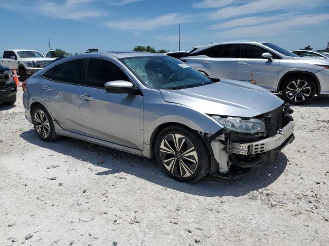 19XFC1F7XHE030606 - 2017 HONDA CIVIC EXL SILVER photo 4