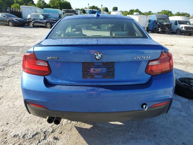 WBA1G9C54GV727082 - 2016 BMW 228 XI SULEV BLUE photo 6