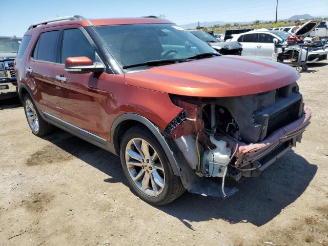 1FM5K7F80EGA69769 - 2014 FORD EXPLORER LIMITED RED photo 4