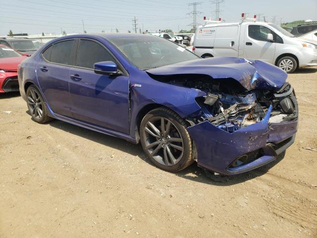 19UUB2F66JA005235 - 2018 ACURA TLX TECH+A BLUE photo 4