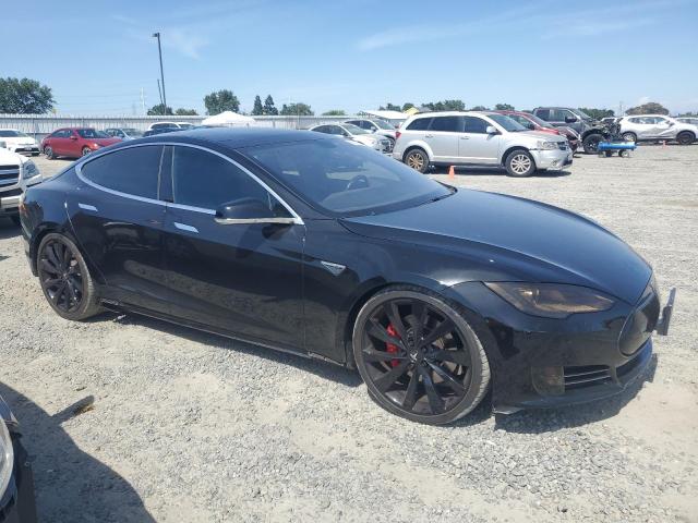 5YJSA1H11EFP51545 - 2014 TESLA MODEL S BLACK photo 4