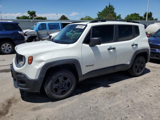 ZACCJBAB0HPG30063 - 2017 JEEP RENEGADE SPORT WHITE photo 1