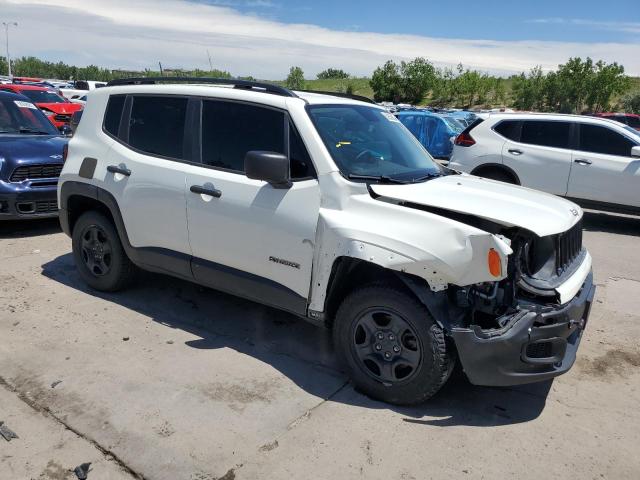 ZACCJBAB0HPG30063 - 2017 JEEP RENEGADE SPORT WHITE photo 4