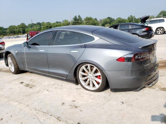 5YJSA1H11EFP39475 - 2014 TESLA MODEL S Մոխրագույն լուսանկար 2