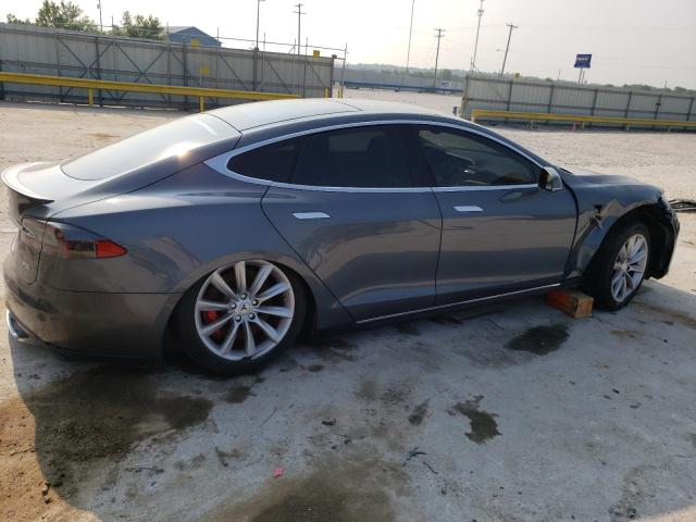 5YJSA1H11EFP39475 - 2014 TESLA MODEL S Մոխրագույն լուսանկար 3