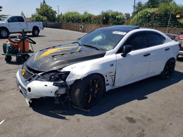 JTHBP262585002798 - 2008 LEXUS IS-F WHITE photo 1