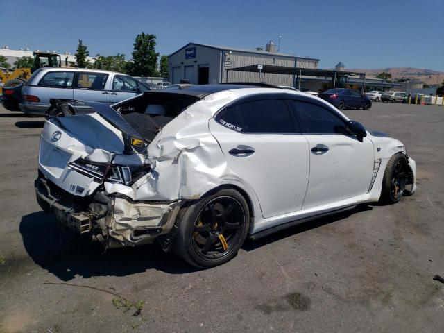 JTHBP262585002798 - 2008 LEXUS IS-F WHITE photo 3