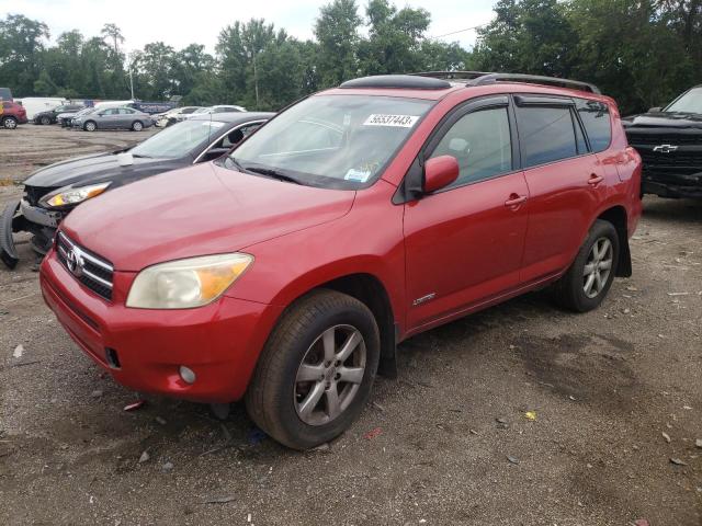 JTMBD31V466021531 - 2006 TOYOTA RAV4 LIMITED RED photo 1