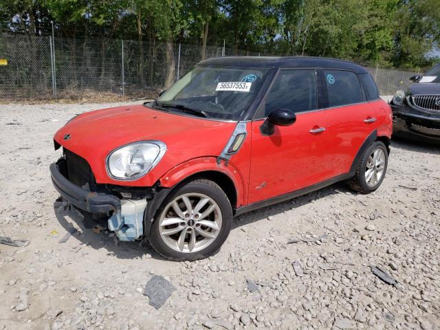 WMWZC5C58BWL53652 - 2011 MINI COOPER S COUNTRYMAN RED photo 1