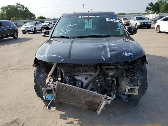 1FM5K8AR8KGB55462 - 2019 FORD EXPLORER POLICE INTERCEPTOR BLACK photo 5