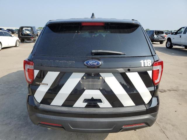 1FM5K8AR8KGB55462 - 2019 FORD EXPLORER POLICE INTERCEPTOR BLACK photo 6